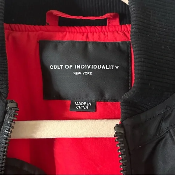 Cult of Individuality Bomber Jacket Panther Graphic Black Size [S] - Picture 5 of 8